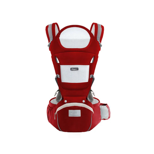 Milo & Moon - Unisex Baby Draagzak Grijs 6-in-1