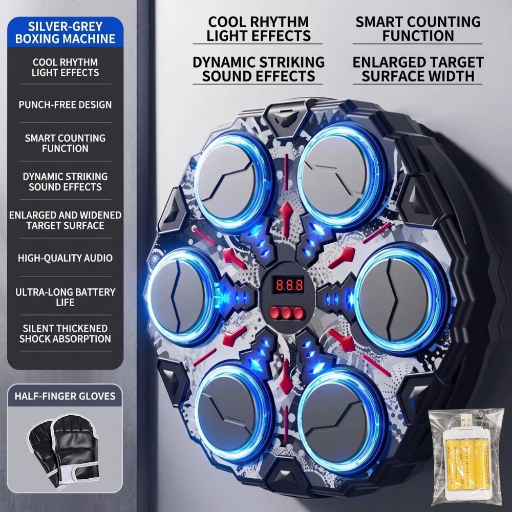 BoxingBeat – Interactieve Boksmachine met Licht en Ritme