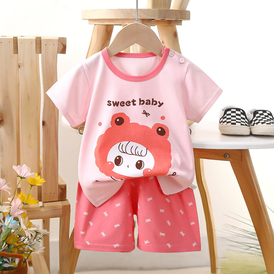 PlayPals – Boys' Summer Set with Cartoon Print