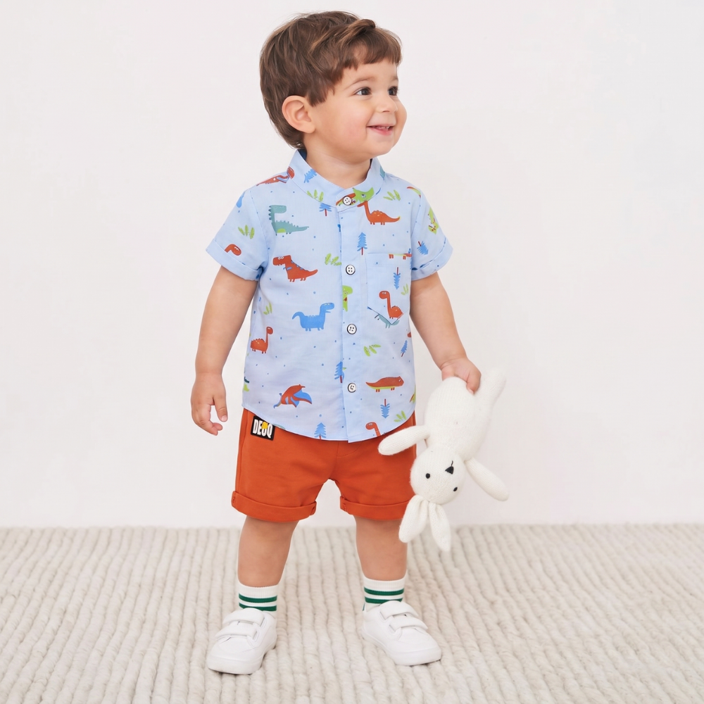 DinoBreeze – Dino Print Zomeroutfit
