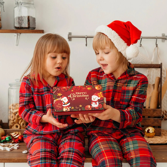 HolidayGift™ – Luxe Kerst-envelop met Satijnen Strik