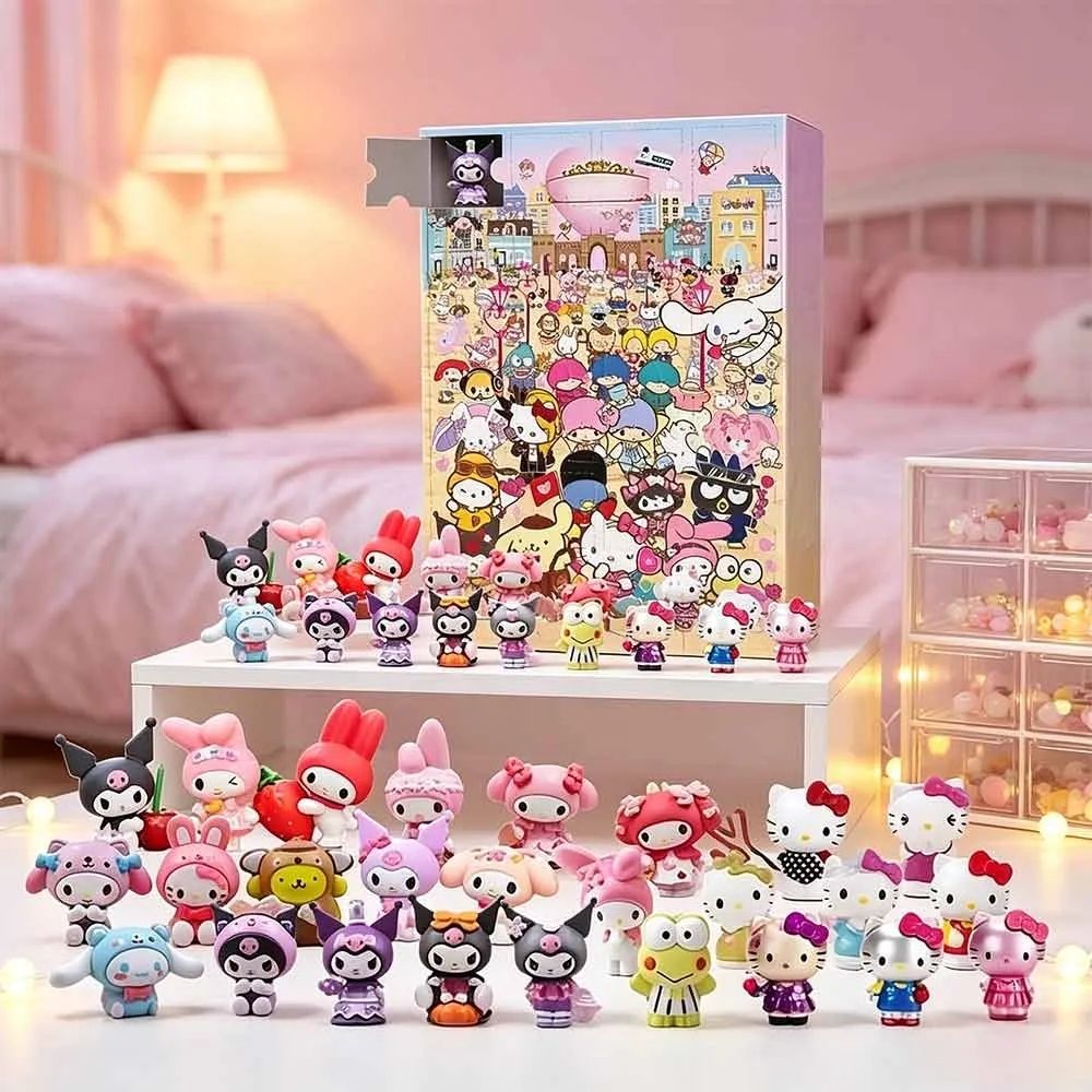 <font dir="auto" style="vertical-align: inherit;"><font dir="auto" style="vertical-align: inherit;">Calendrier de l'Avent de Noël - Nouveau calendrier de compte à rebours Sanrio KT Cat - Boîte aveugle Sanrio</font></font>
