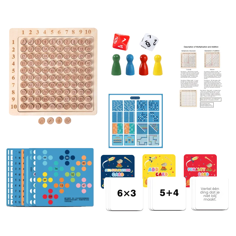 MathPlay™ – Educatief Rekenspel voor Kinderen – Spelenderwijs Vermenigvuldigen