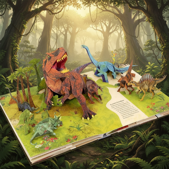 DinoPop 3D dinosaurussen pop-up boek - Milo & Moon