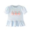 Ilaria – Bloemen Peplum T-shirt