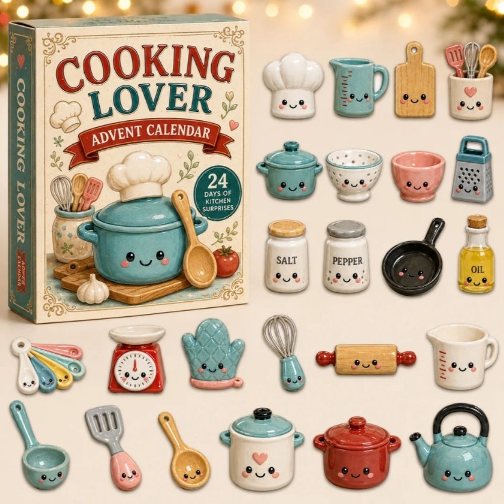 Calendrier de l'Avent de Noël 2026 pour les passionnés de cuisine (Mystery Box)