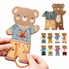 LaceBear – Montessori Rijg Speelgoed Beer