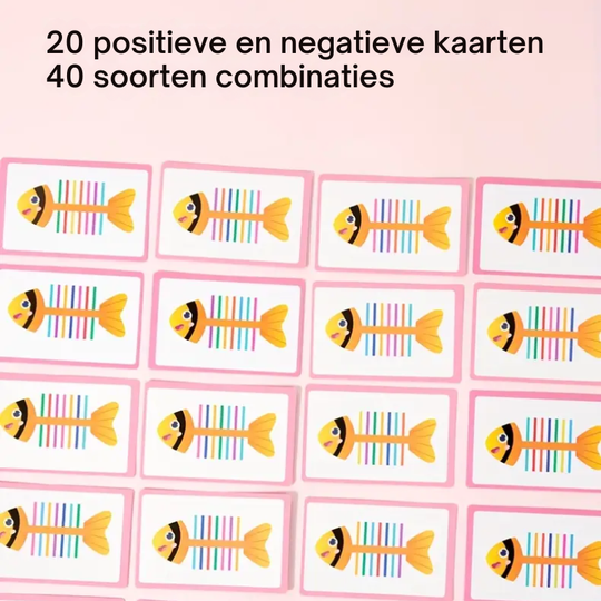 KleurenVis™ – Educatief - Montessori Kleur sorteer Spel van Hout