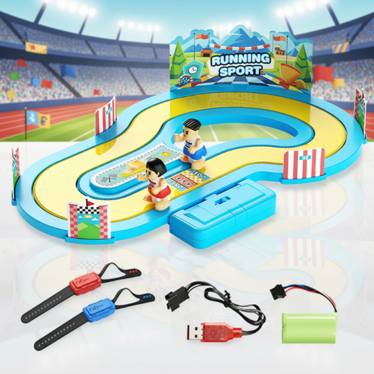 SprintMakkers™ racebaan spel in gebruik - Milo & Moon
