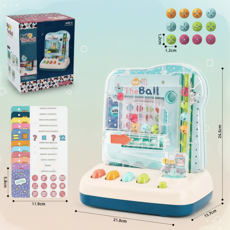 Tellino ballenbaan spel roze - Milo & Moon