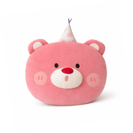 PartyPals™ – Cartoon Dieren Knuffelkussens met Feesthoed