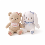 SweetBib – Beer & Konijn Knuffels met Strik