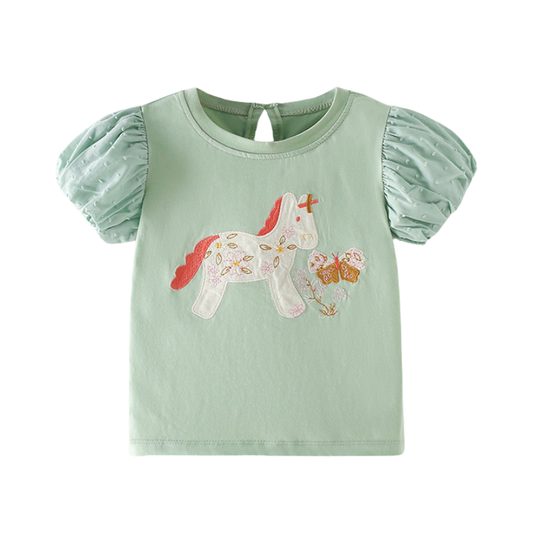 Priscilla – Paard Print T-shirt