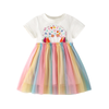 Elisa – Regenboog Tulle Jurk