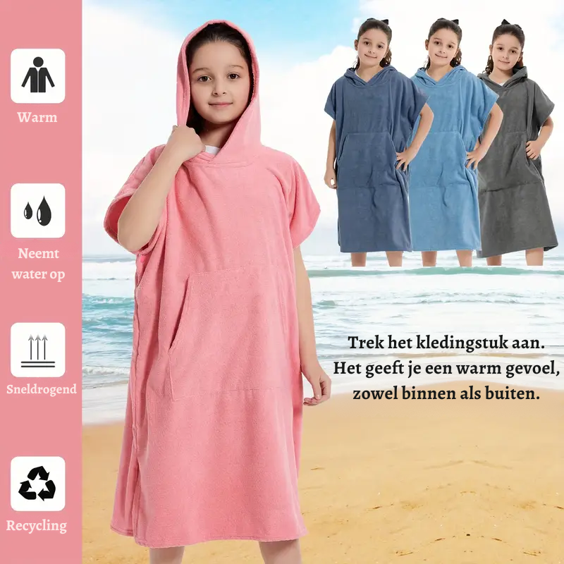 AquaWrap™ – Superabsorberende Sneldrogende Badjas & Handdoek