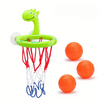 DinoSplash™- Basketbal Badspeelgoed Kind – Leuk Waterspeelgoed met Zuignap & Ballen – Voor Bad & Zwembad
