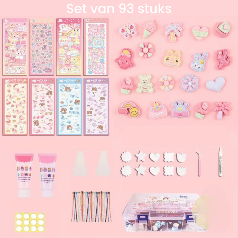 FunStickers™ – DIY Cartoon Stickerset – Creatief & Schattig