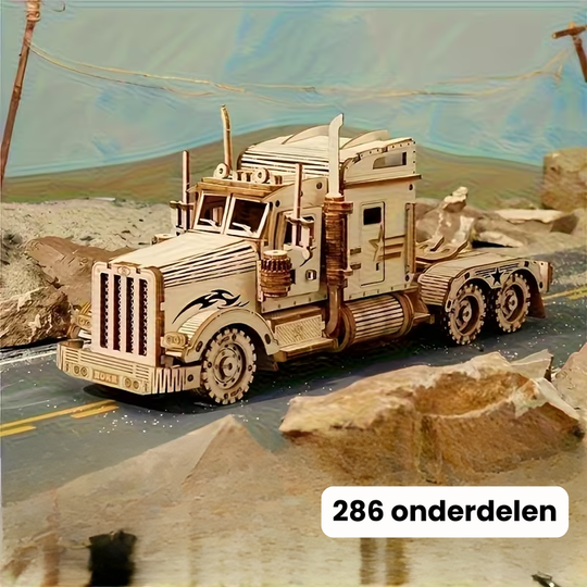 WoodHauler™ – 3D Houten Truck Puzzel