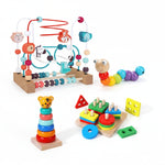 SkillTrail – 4-delige Houten Speelgoedset