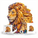 LionCraft™ – Houten Leeuwenpuzzel in Dierenvorm