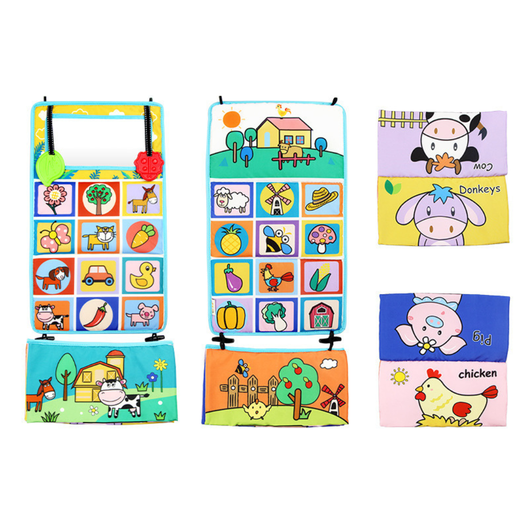 SensoriPlay™ – Sensorisch Speelkussen voor Onderweg & Thuis