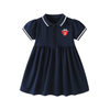 Beata – Navy Polo Jurk