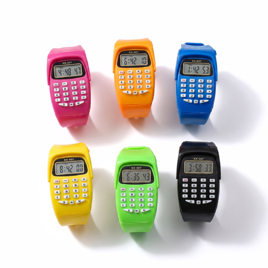 JellyCalc – Retro Calculator Horloge voor Kinderen