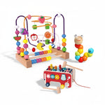 ColorSprout – 3-delige Houten Speelgoedset