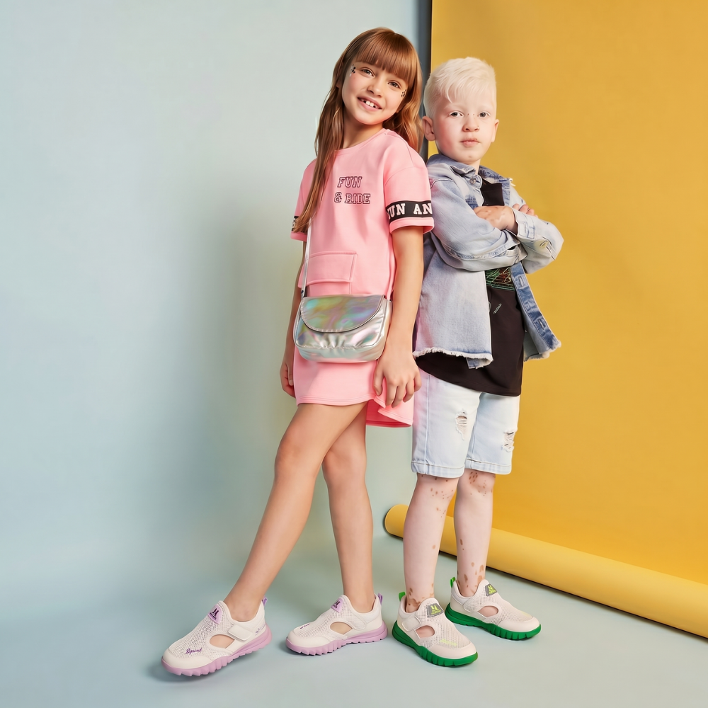 HybridTrail – Ademende Kinder Sneakers Sandalen met Klittenband