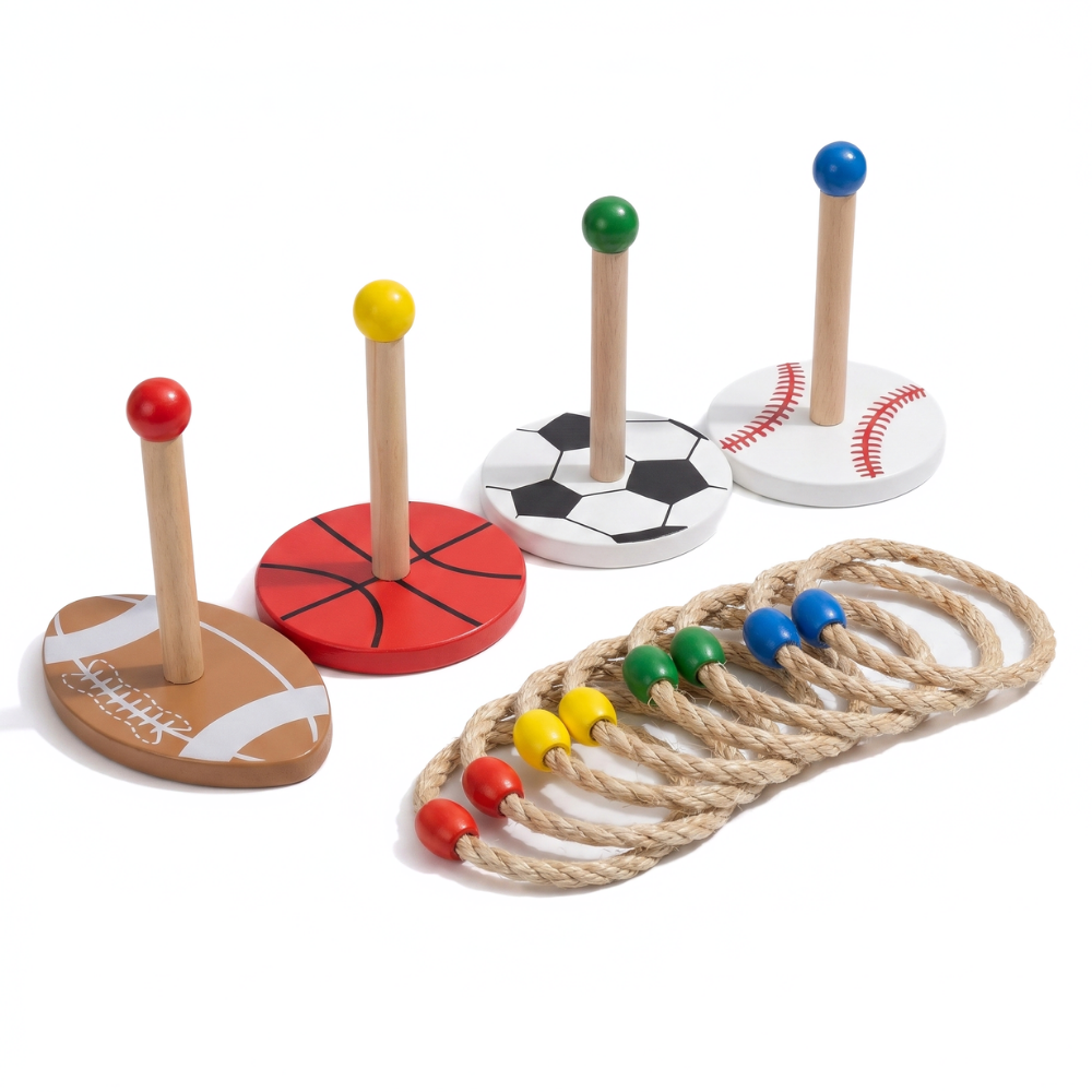 SportRing – Houten Ringwerpspel voor Kinderen