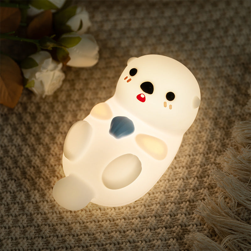 OtterGlow™ – Squishy LED Nachtlampje – Schattig & Eco-Vriendelijk
