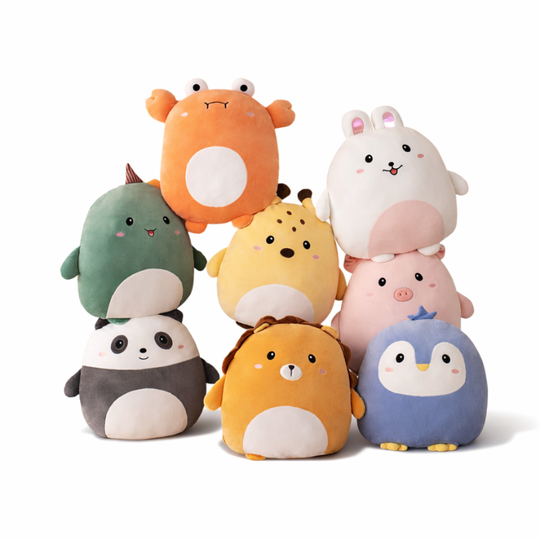 CloudCritters – Ronde Dieren Knuffelkussens