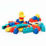 RubbaBuild™ – Grote Zachte Bouwblokken voor Baby’s