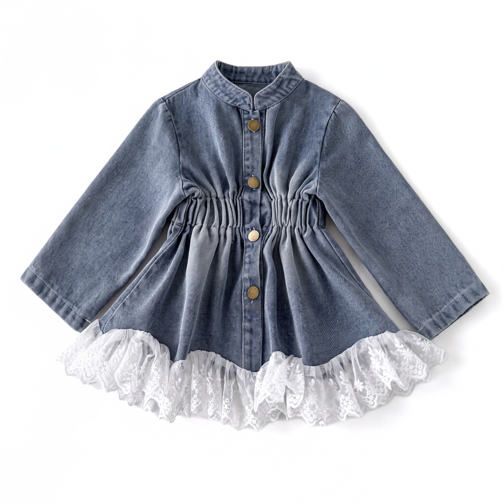 LaceDenim – Denim Jurk voor Meisjes