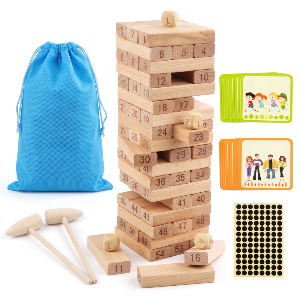 FamilyStack – Houten Stapelspel