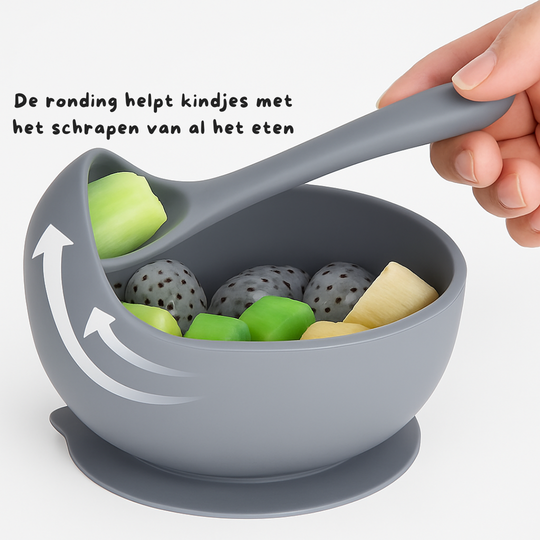 MiloFood - Kom met zuignap - Paars