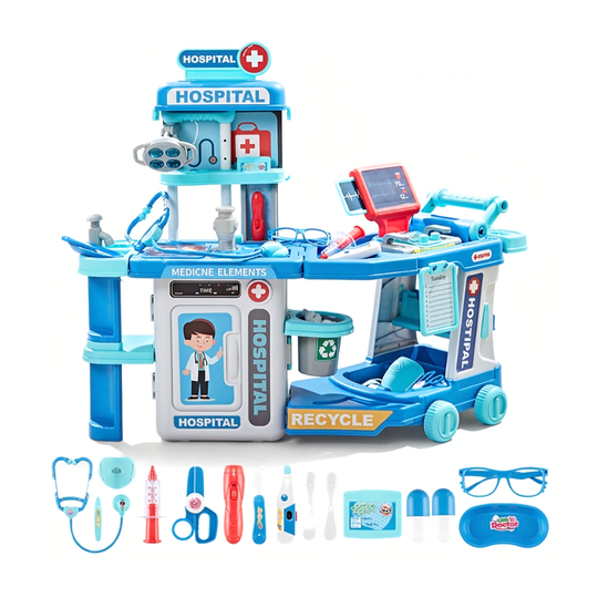 DoctorTrolley – Doktersset met Opbergkoffer en Trolley