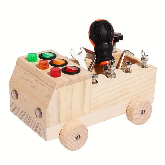 SkillBoard – Montessori Activiteitenbord met LED & Tools
