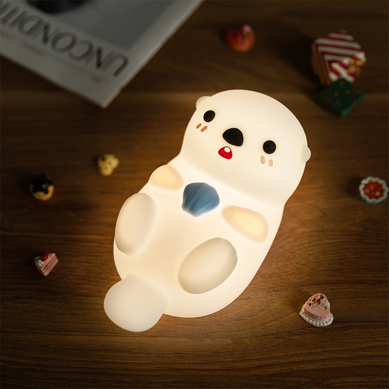 OtterGlow™ – Squishy LED Nachtlampje – Schattig & Eco-Vriendelijk
