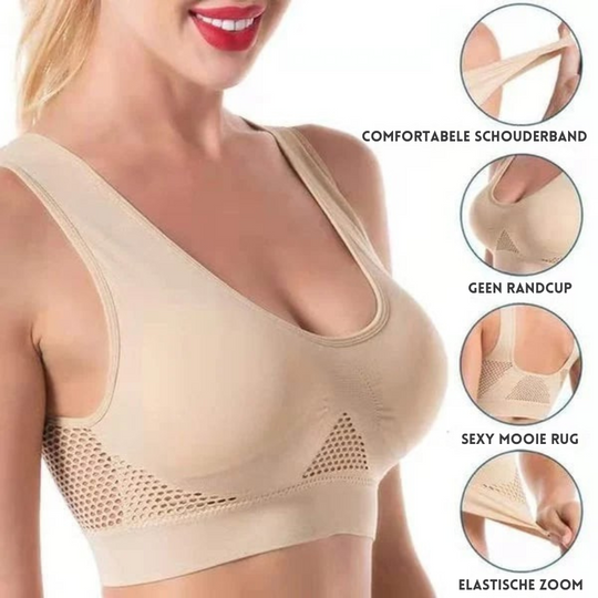 AirLift™ – Ademend Lift-Up Bh zonder Beugel – Comfort & Perfecte Pasvorm