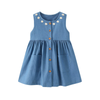 Selma – Denim Bloemenjurk