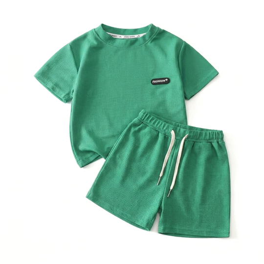 WaffleWear – Jongens Wafelstof Zomerset