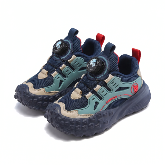 DialTrek – Jongens Outdoor Sneakers met Draaiknop Sluiting