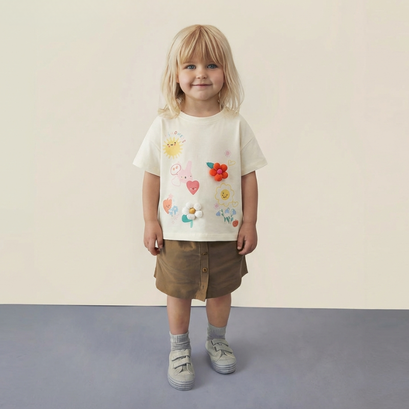 Liva – Gevoerde Karakter T-shirt