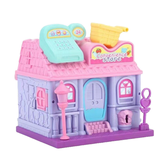 <font dir="auto" style="vertical-align: inherit;"><font dir="auto" style="vertical-align: inherit;">Fille Jouet Enfants Surprise Transformation Maison Ville Princesse Maison de Poupée Jeu Maison Mini Simulation Artisanale Éducative</font></font>