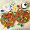 ShapeMatch™ – Montessori Vormenspel – Educatief Peuterspeelgoed met Kleuren & Kaarten
