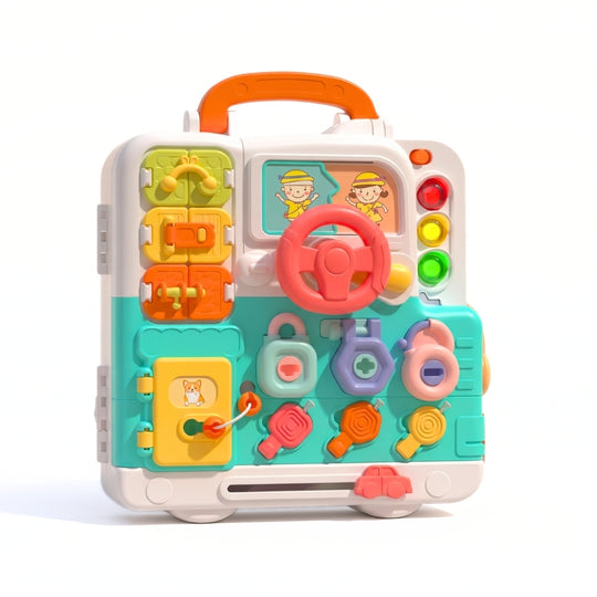 <font dir="auto" style="vertical-align: inherit;"><font dir="auto" style="vertical-align: inherit;">Jouets éducatifs Montessori Busy Board pour bébés et tout-petits de 1 à 3 ans : Jouets éducatifs précoces pour la motricité fine</font></font>