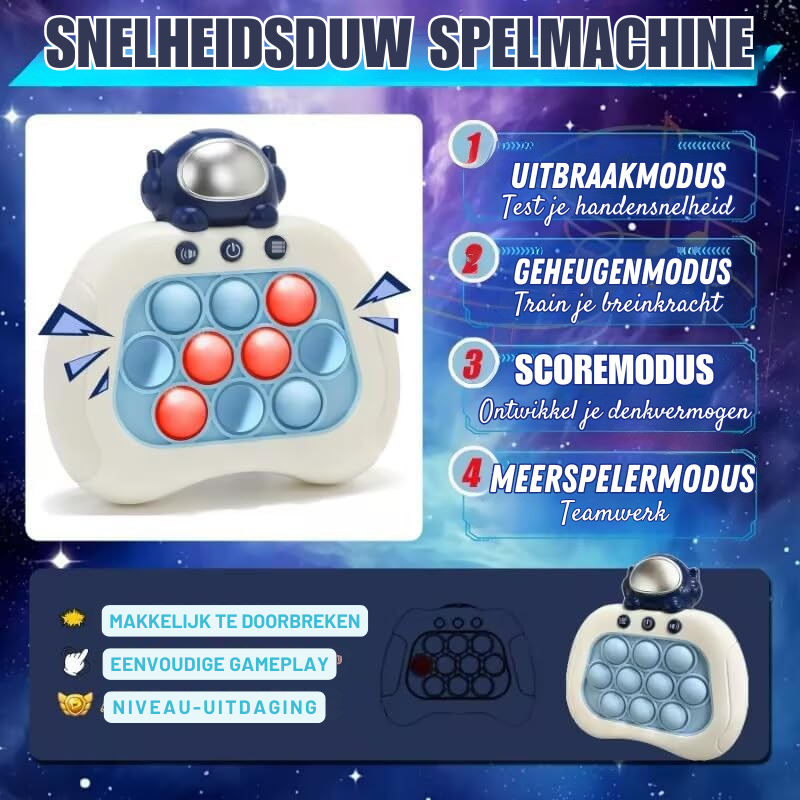 JoyPop™ – Fidget Spelconsole voor Peuters, Educatief en Sensorisch