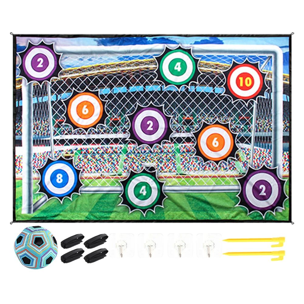 PlayGoal™ – Plakbare Voetbalmat voor Binnen & Buiten – Actief Speelplezier
