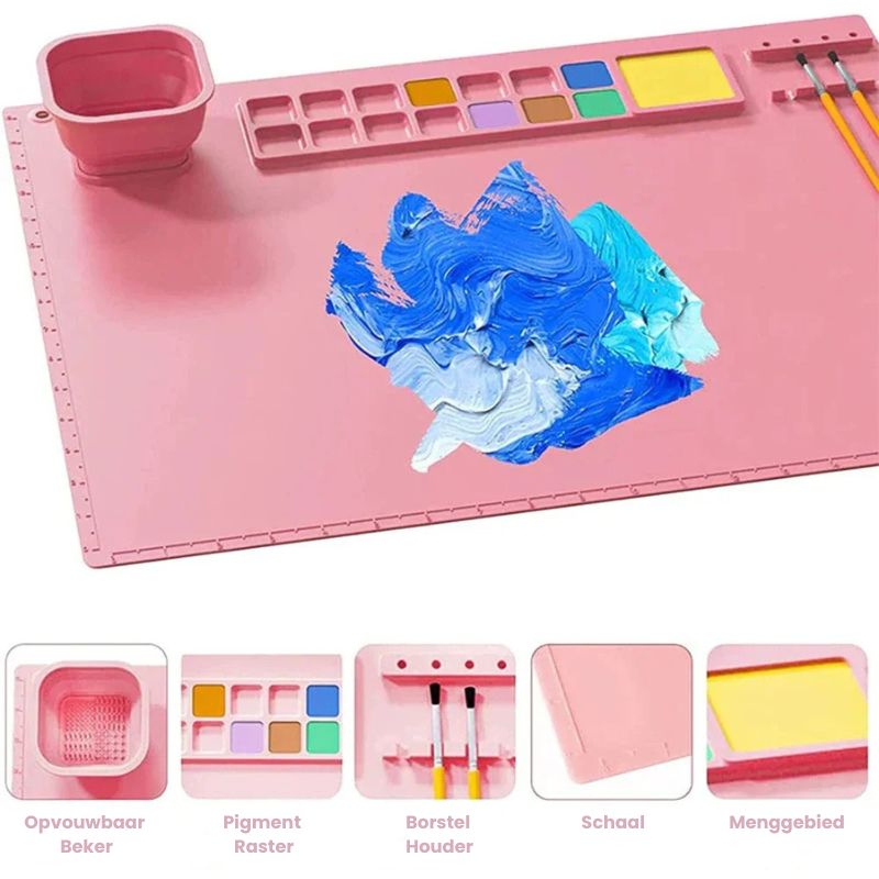 ArtMat™ – Waterdichte Verfmat voor Kinderen – Morsvrij Knutselplezier